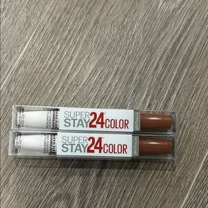 2X Maybelline SuperStay 24 Color Longwear Lipstick #275 endless espresso